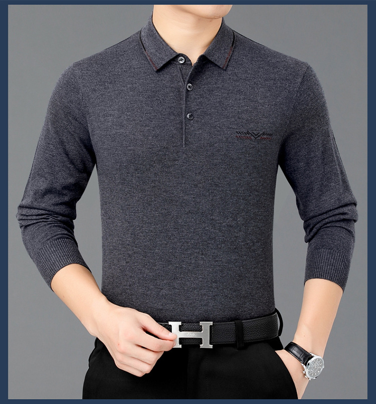 Men's Slim-Fit Collared Polo Shirt